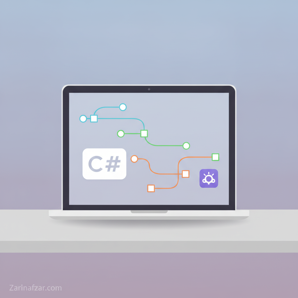 آموزش کامل Git برای پروژه‌های C#‎ — از نصب تا Push روی GitHub